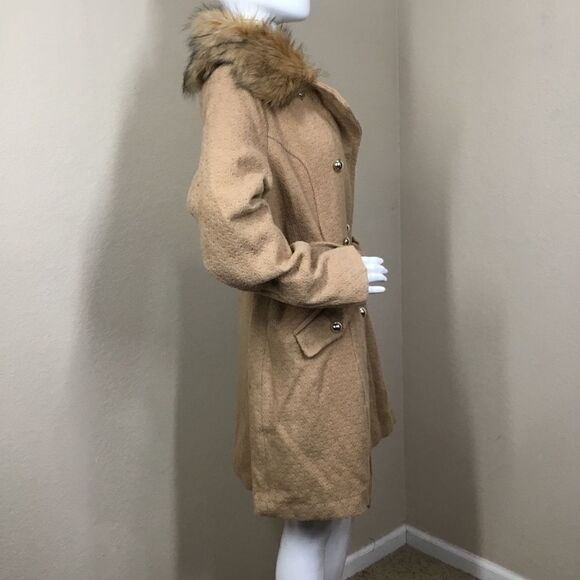 Jessica Simpson™ Wool Coat with Faux Fur (DC) - Picture 4 of 8